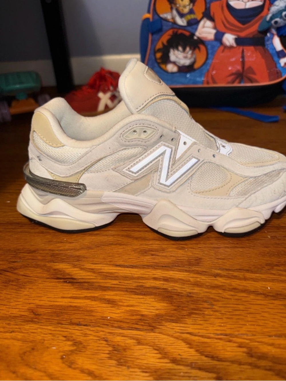 New Balance 9060 Beige and Cream Running Sneaker